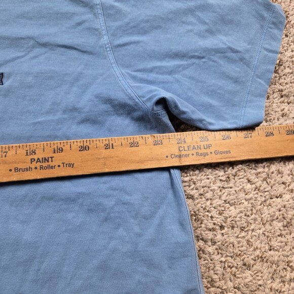 Orvis Polo Shirt Mens Large Blue Short Sleeve Casual Performance Golf - Picture 3 of 6